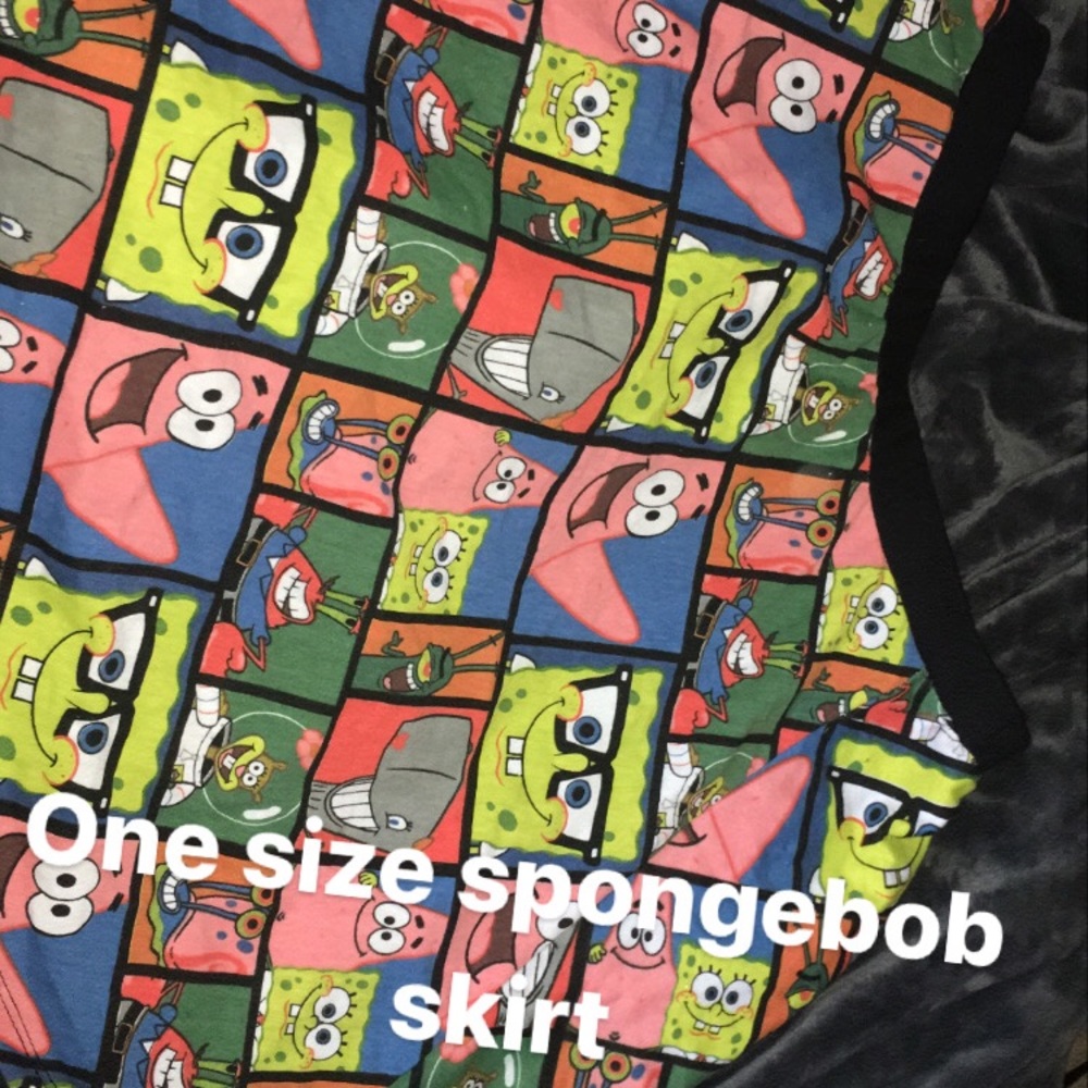 Sponge bob skirt